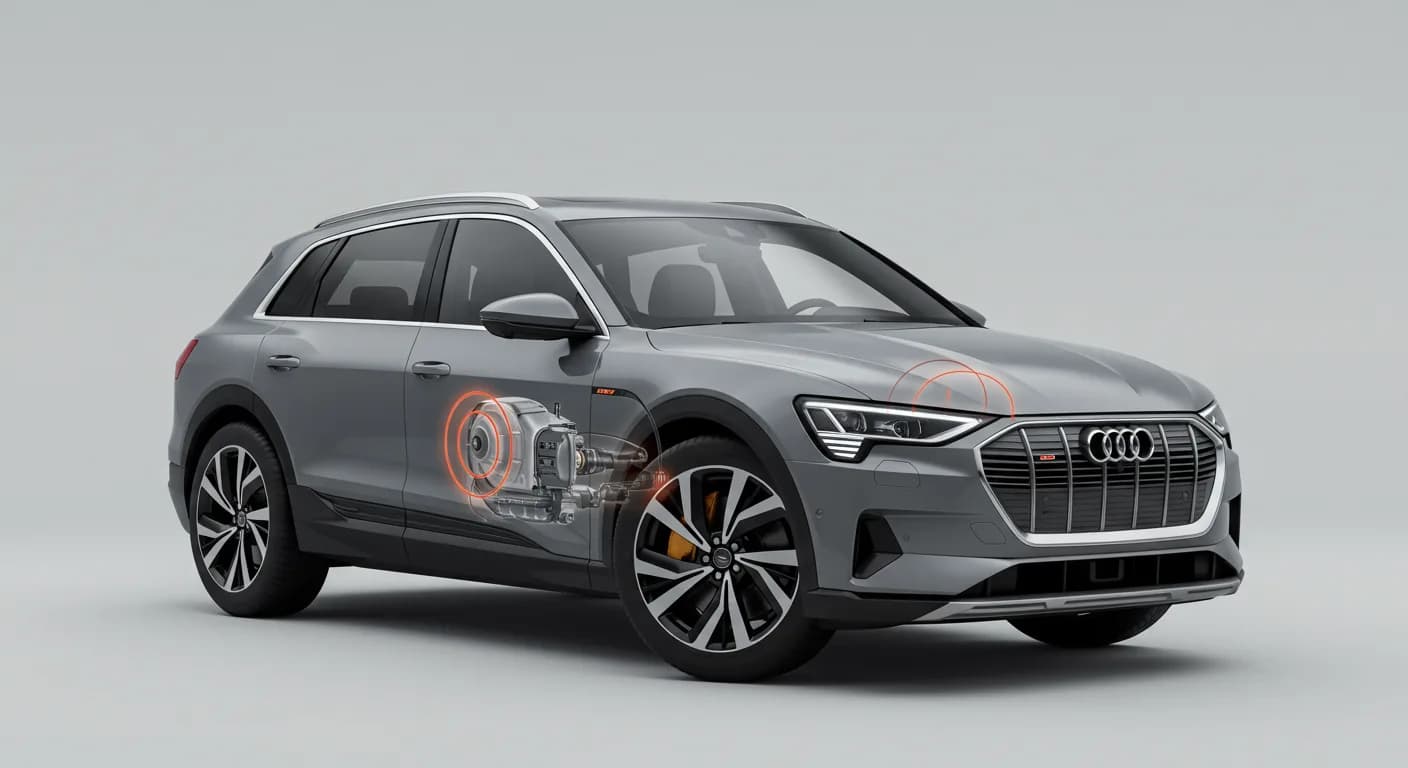 2023 Audi e-tron — Audi e-tron drive motor contamination