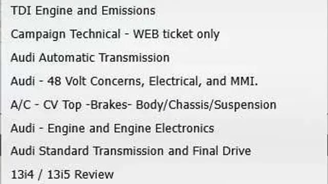 2026 Audi A6 — manufacturer_communication document image 1