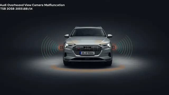 2022 Audi e-tron — Audi overhead view camera malfunction