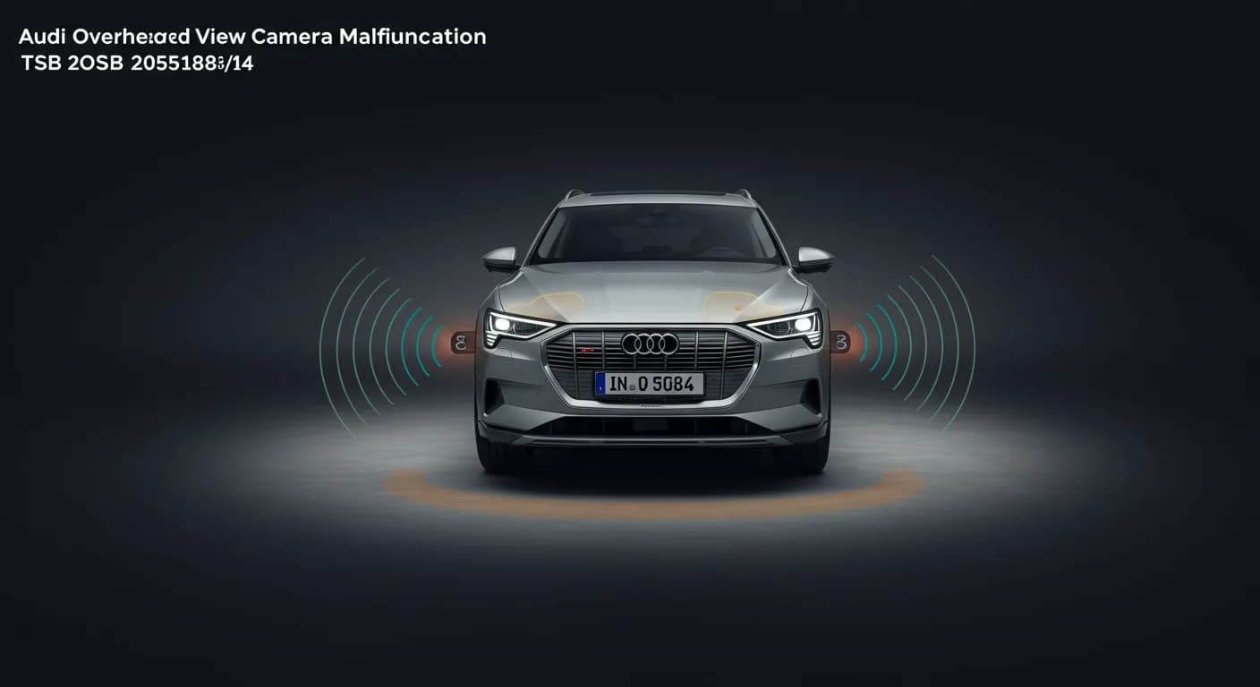 2022 Audi e-tron — Audi overhead view camera malfunction