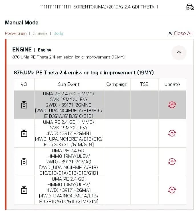 2021 Kia Sportage — manufacturer_communication document image 1
