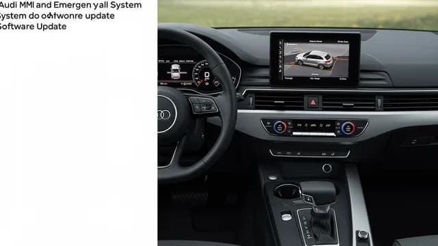 2024 Audi A5 — Audi MMI emergency call fault