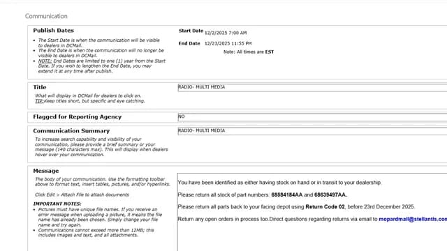 2026 Alfa Romeo Stelvio — manufacturer_communication document image 1