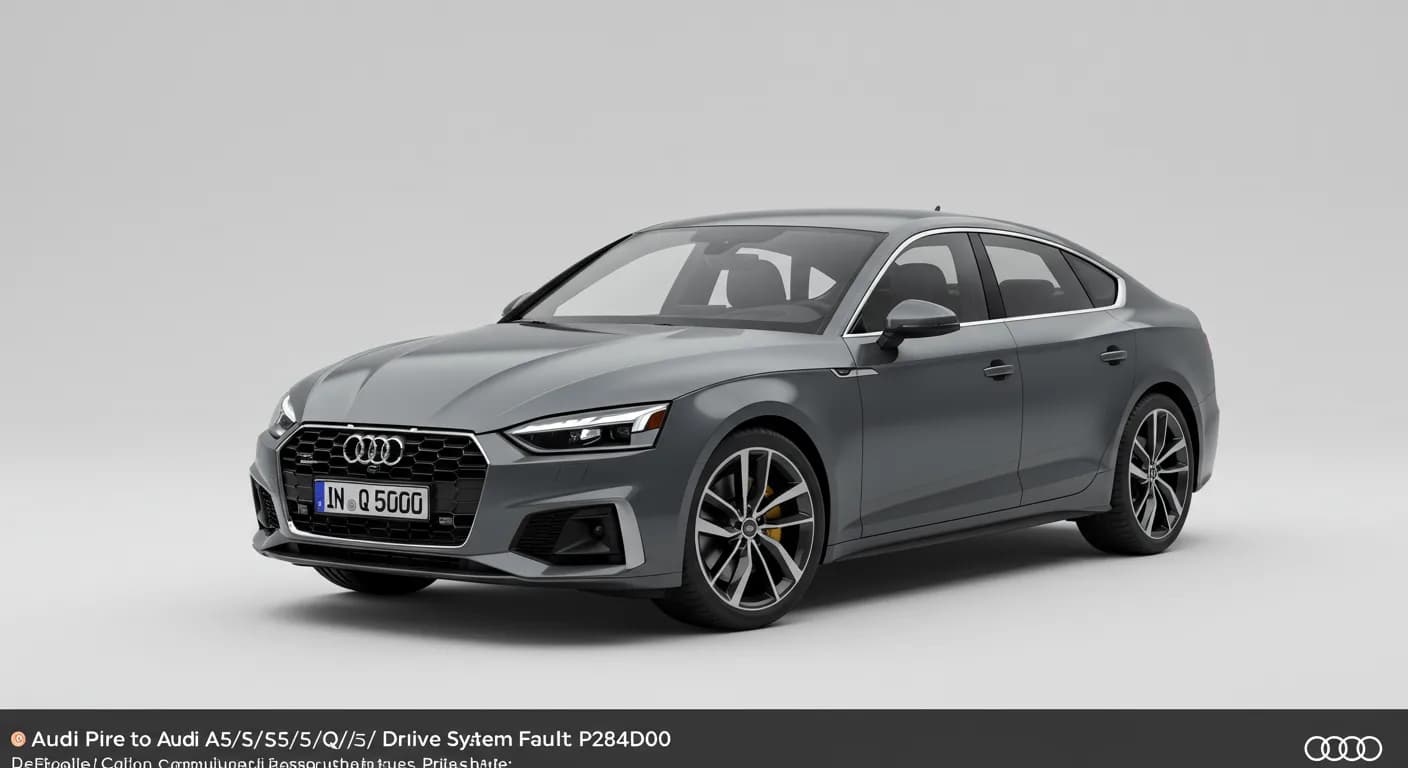 2026 Audi A5 — Audi A5 drive system fault P284D00