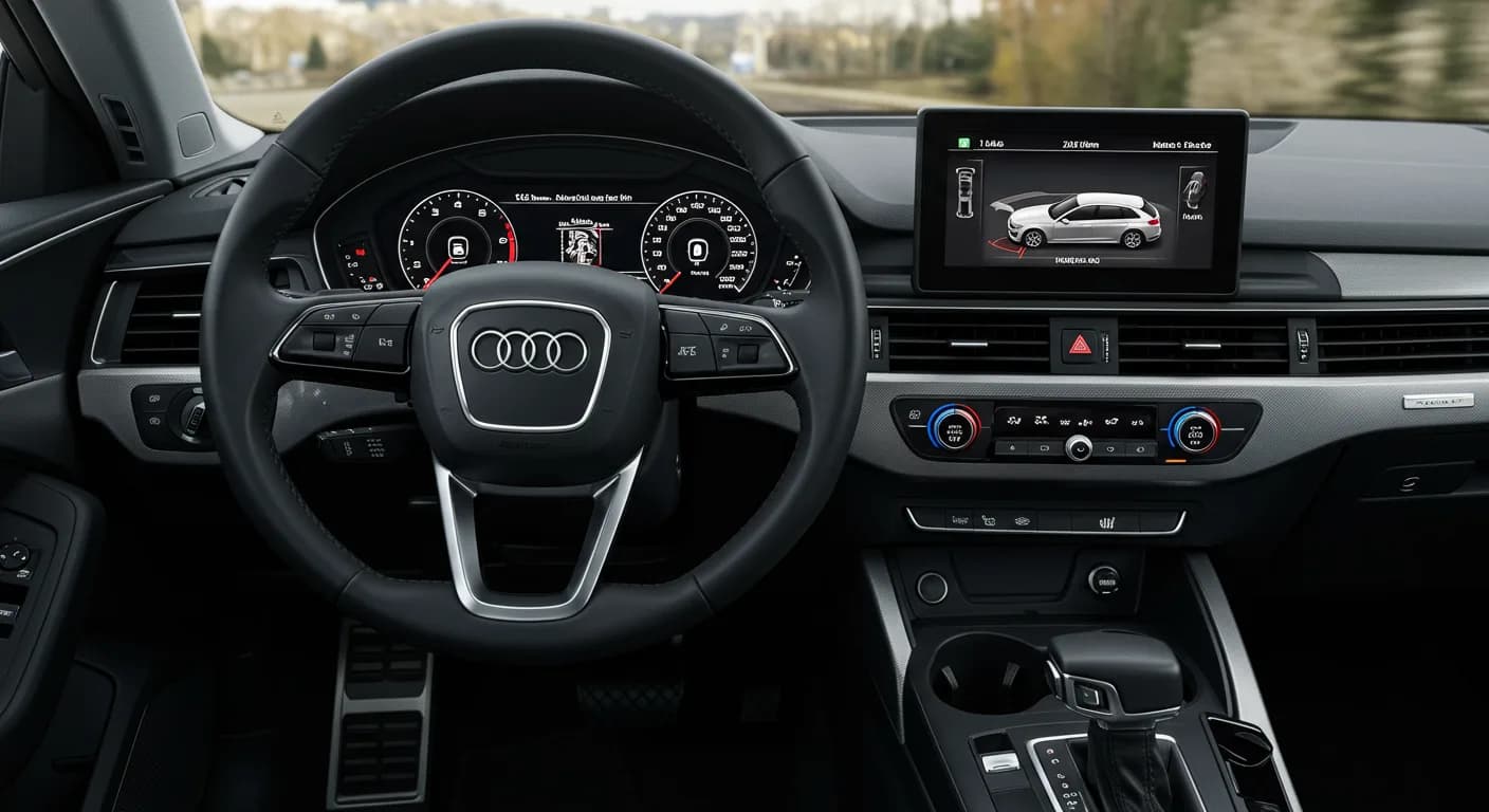 2025 Audi A5 — 2025 Audi A5 MMI time change