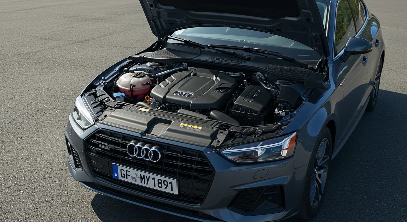 2025 Audi A5 — Audi A5 P2D8F00 engine oil pressure
