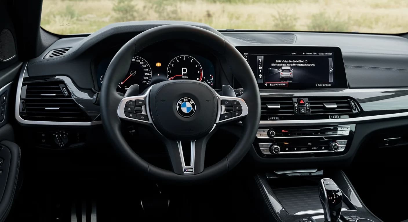 2025 BMW X5 — BMW MFD black CID