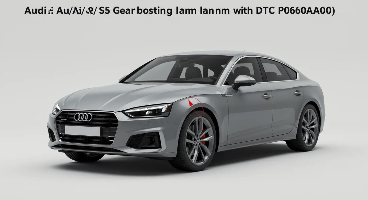 2025 Audi A5 — Audi gearbox warning lamp P060A00