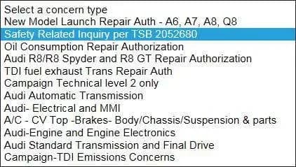 2022 Audi e-tron — manufacturer_communication document image 1