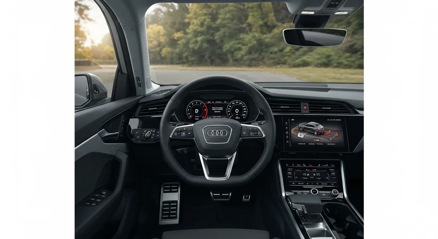 2022 Audi e-tron — Audi e-tron instrument cluster noise