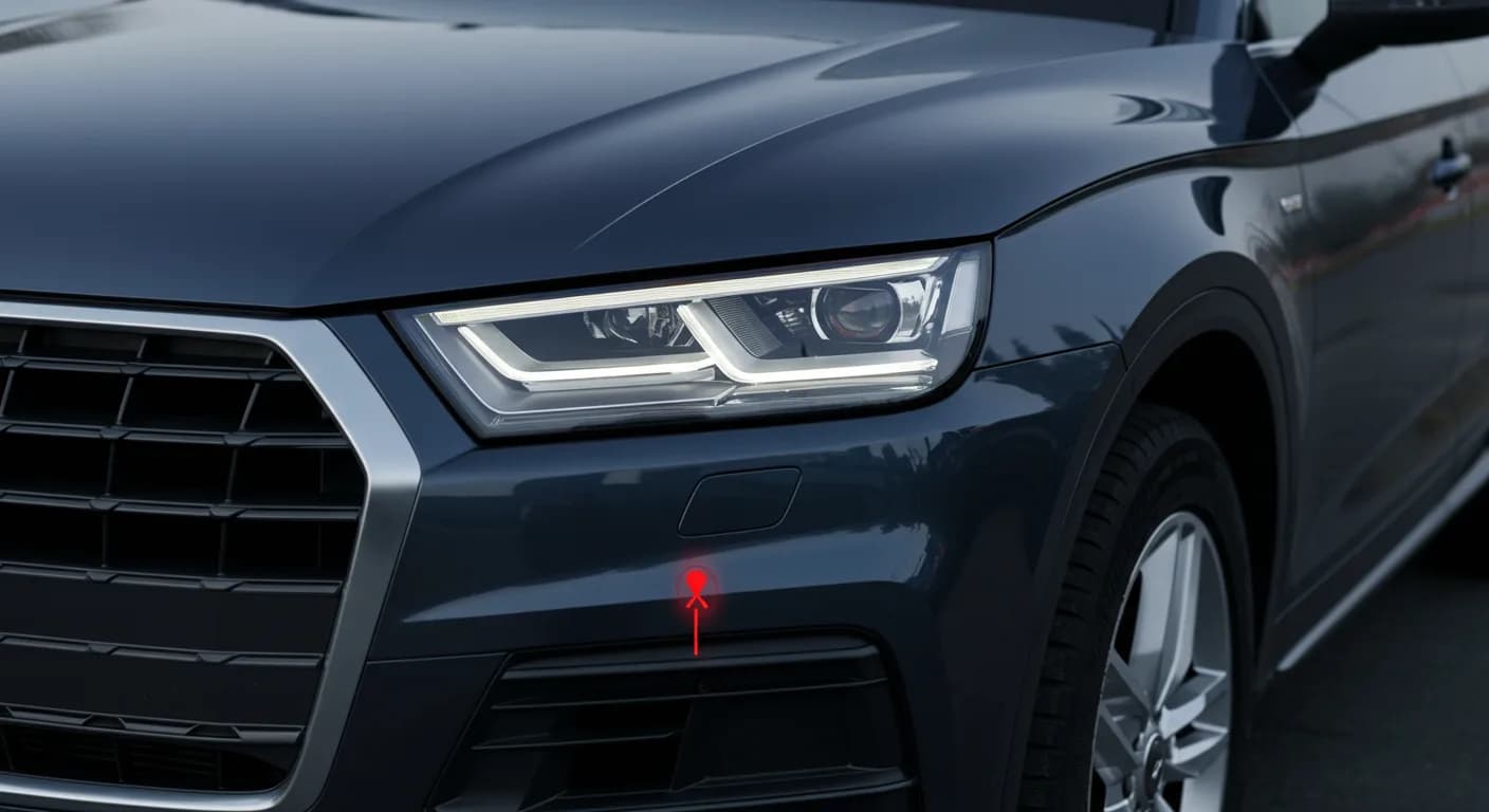 2025 Audi Q5 — Audi Q5 headlight defective
