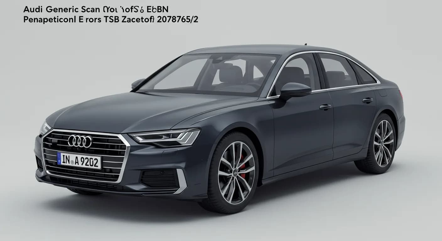 2026 Audi A6 — Audi generic scan tool errors