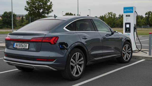 2023 Audi e-tron — Audi e-tron charging flap