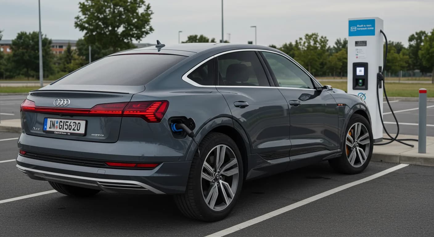 2023 Audi e-tron — Audi e-tron charging flap