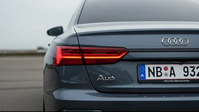 2026 Audi A6 — Audi A6 rear lid fault