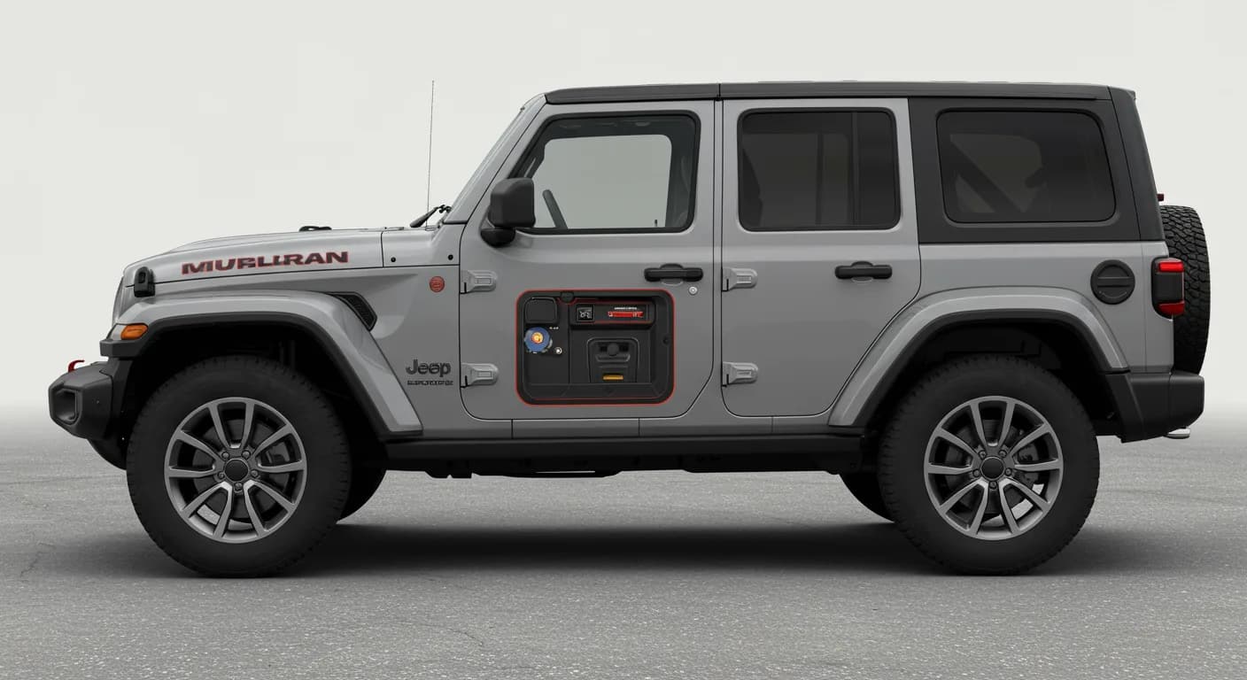 2024 Jeep Wrangler — Jeep Universal Garage Door Opener