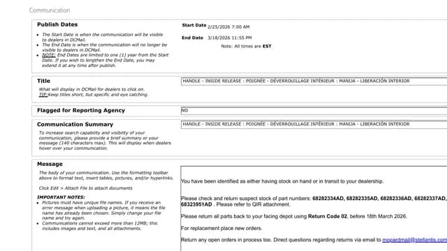 2023 Jeep Wrangler — manufacturer_communication document image 1