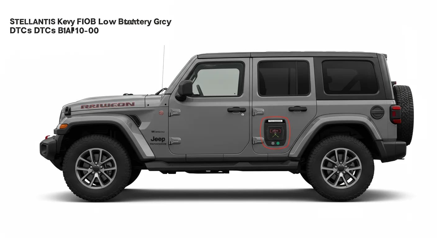 2021 Jeep Wrangler — Jeep Wrangler KeyFOB low battery