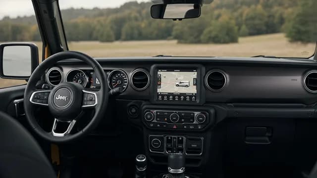 2024 Jeep Wrangler — 2024 Jeep radio screen blank