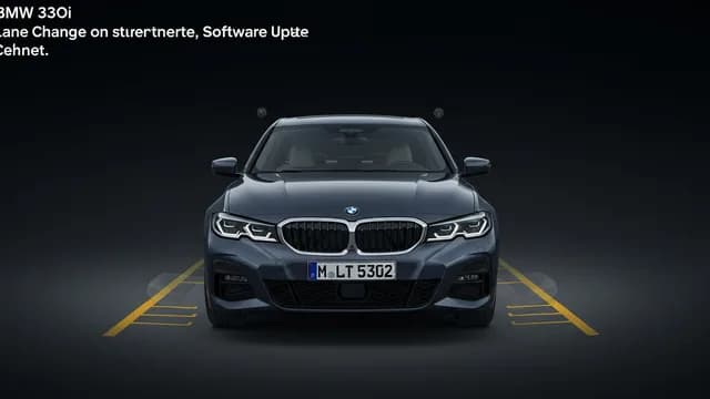 2025 BMW 330i — BMW 330i lane change warning
