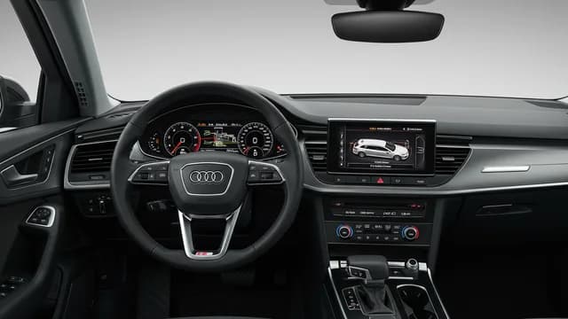 2026 Audi A6 — Audi emergency assist activated