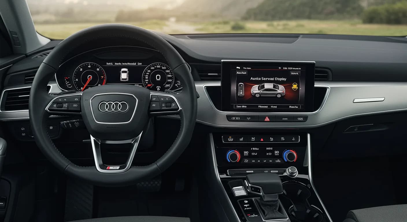 2026 Audi A6 — Audi service interval display