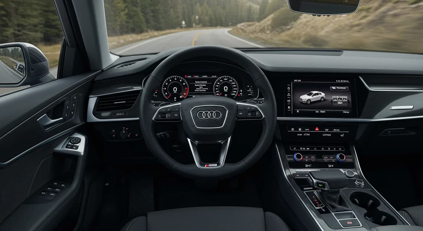 2021 Audi A6 — Audi A6 instrument panel display