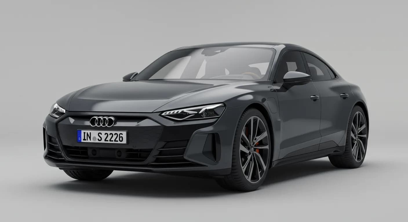 Audi S e-tron GT April 2026 safety roundup — editorial illustration