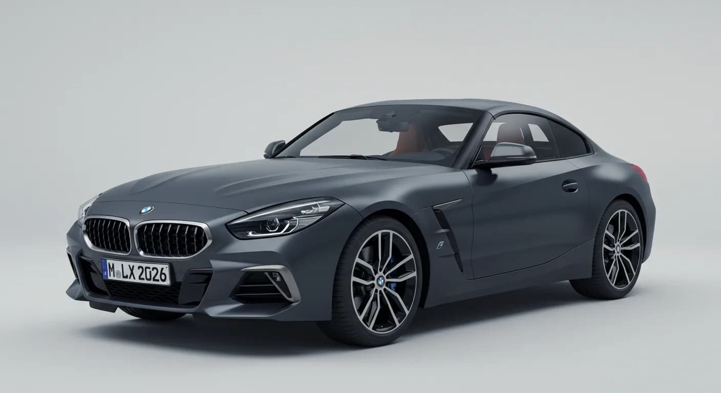 BMW Z4 April 2026 safety roundup — editorial illustration