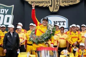 Alex Palou #10 of Chip Ganassi Racing Honda