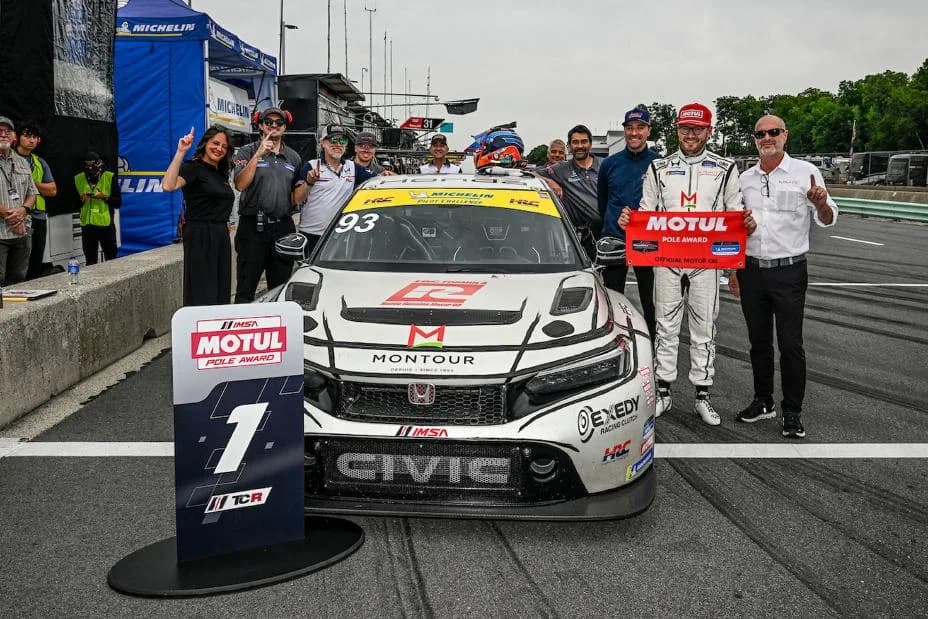 #93: MMG, Honda Civic FL5 TCR, TCR: Karl Wittmer, LP Montour, Motul Pole Award, Team