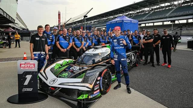 Tom Blomqvist secures front-row start for Acura ARX-06 at Indianapolis Motor Speedway