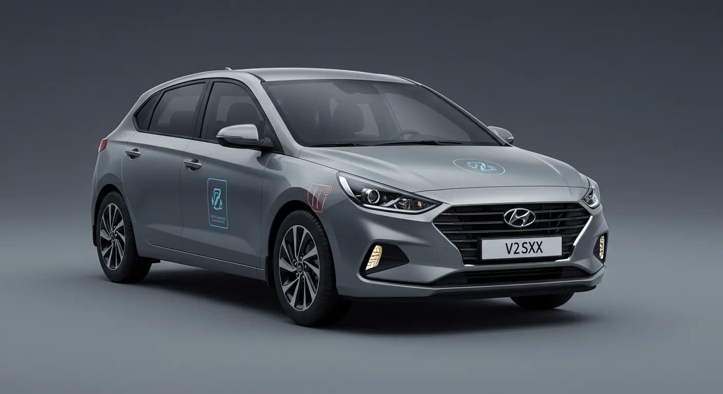 Hyundai news — editorial illustration