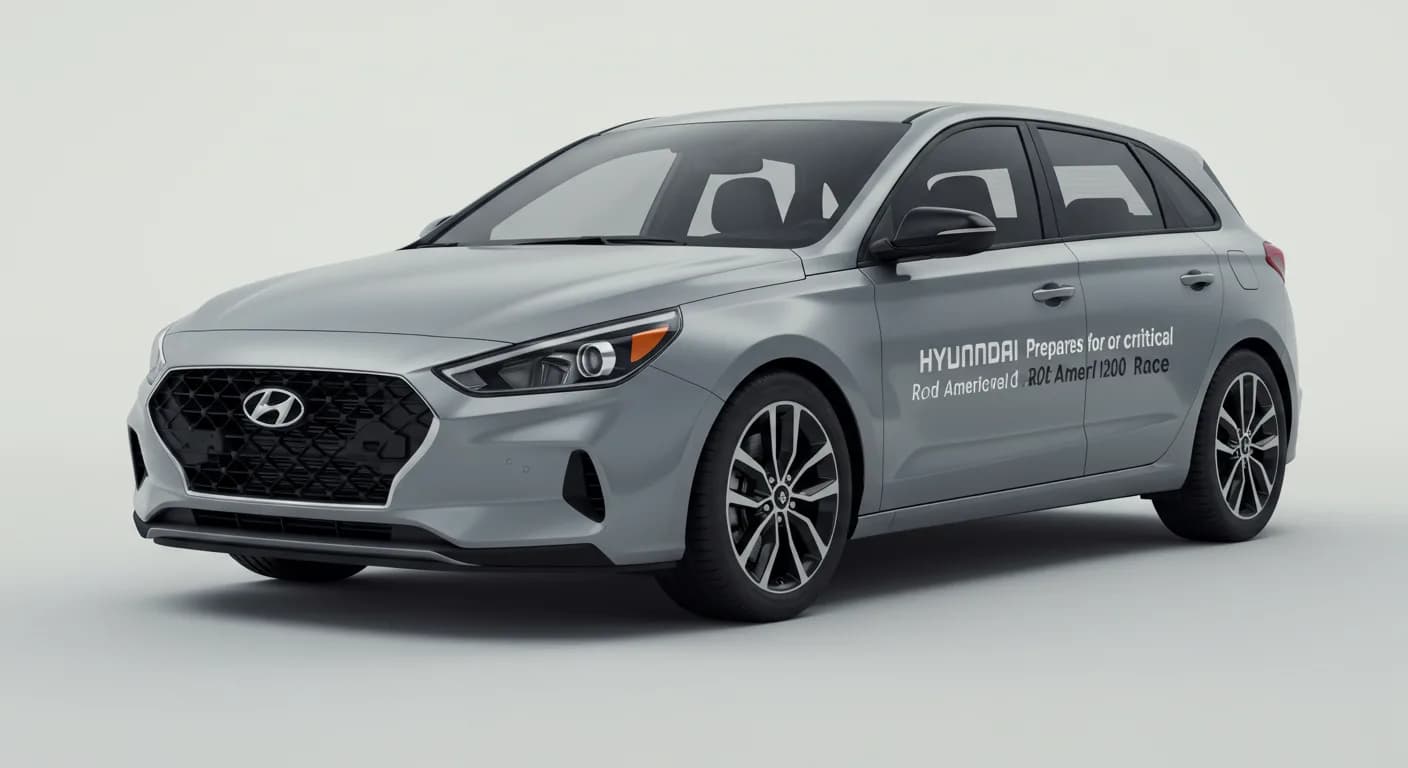 Hyundai news — editorial illustration