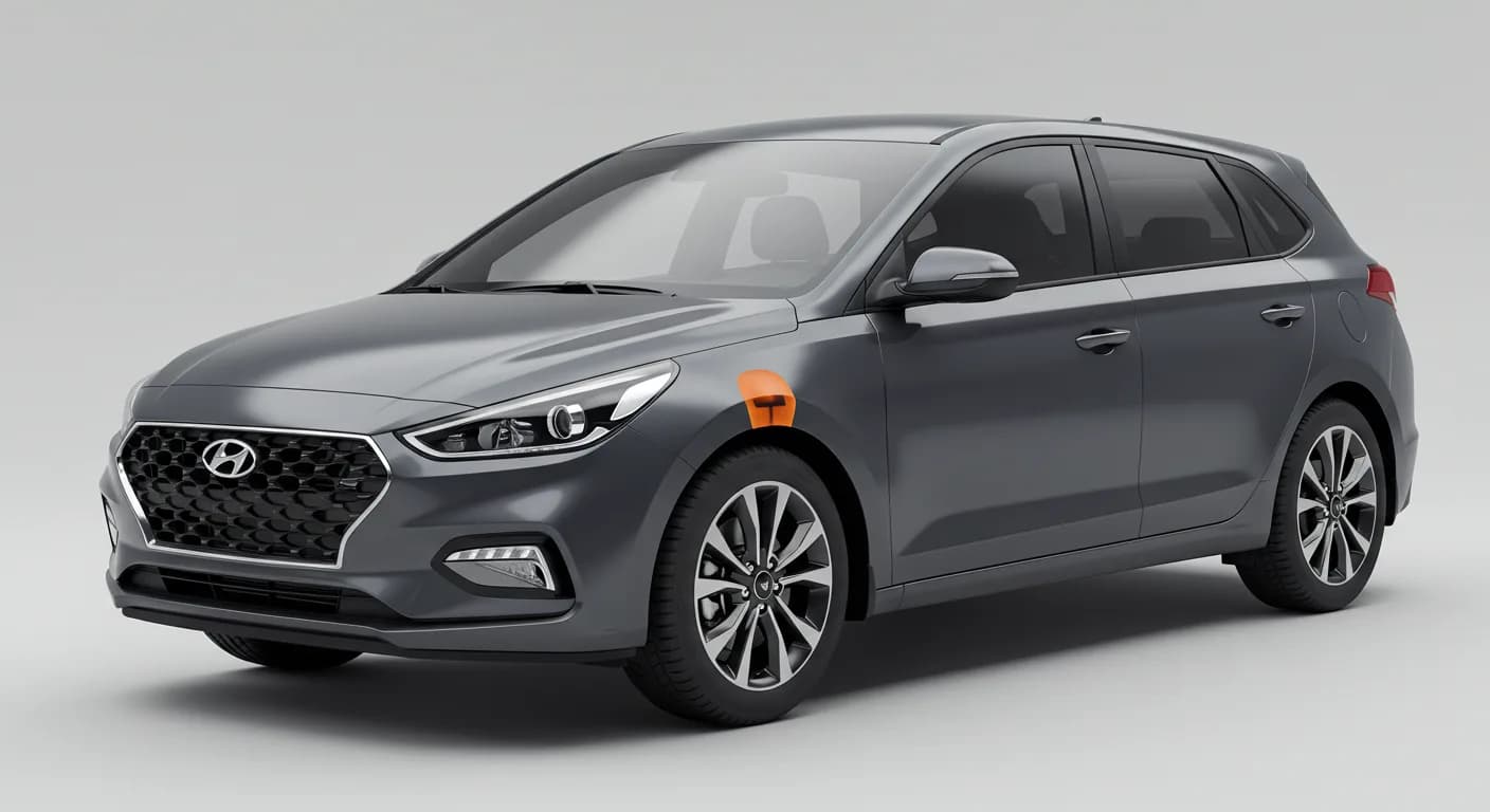 Hyundai news — editorial illustration