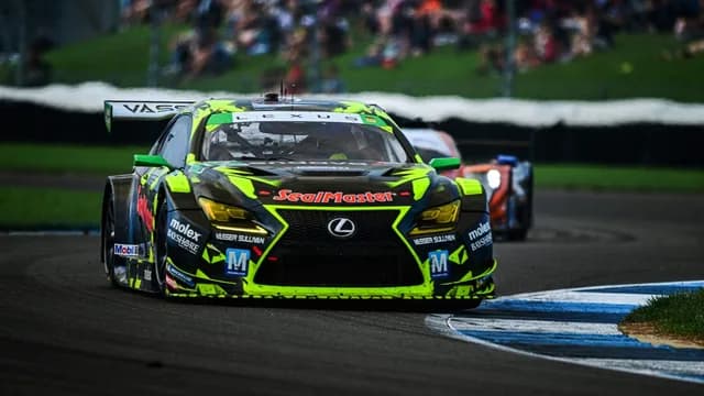 NO. 14 LEXUS RC F GT3 FINISHES FIFTH IN INDIANAPOLIS