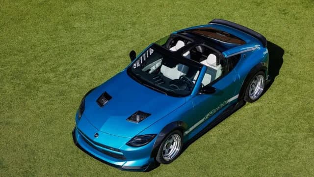 Aerial view of the Nissan Z Kaze Concept