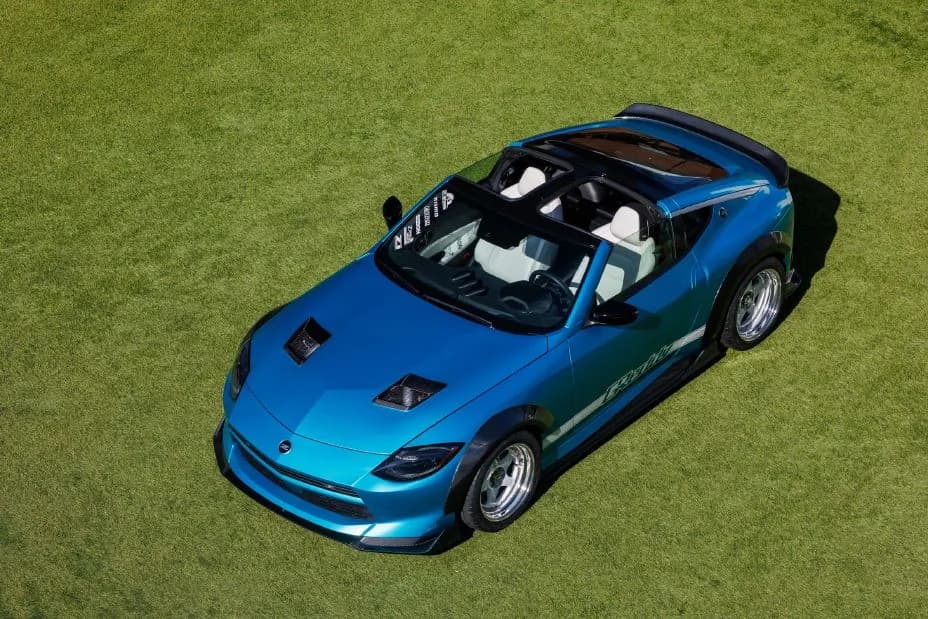 Aerial view of the Nissan Z Kaze Concept