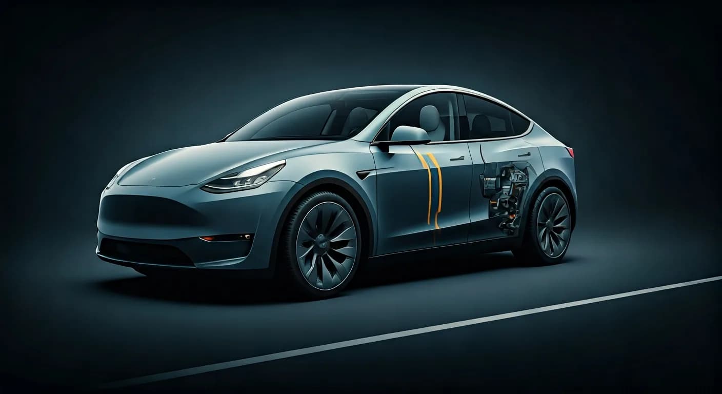 2023 TESLA Model Y — Tesla Model Y interior camera