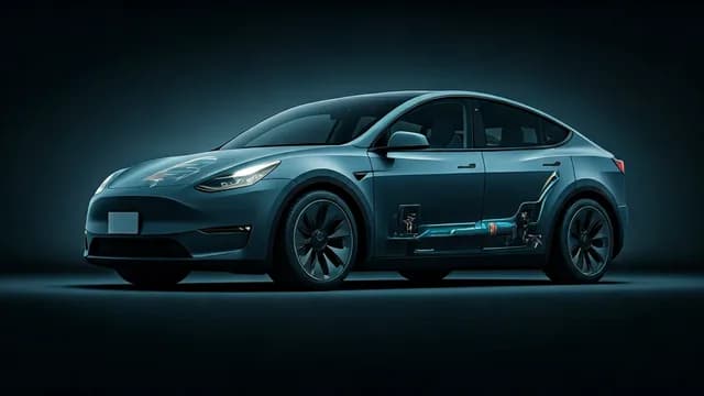 2023 TESLA Model Y — Tesla Model Y interior camera