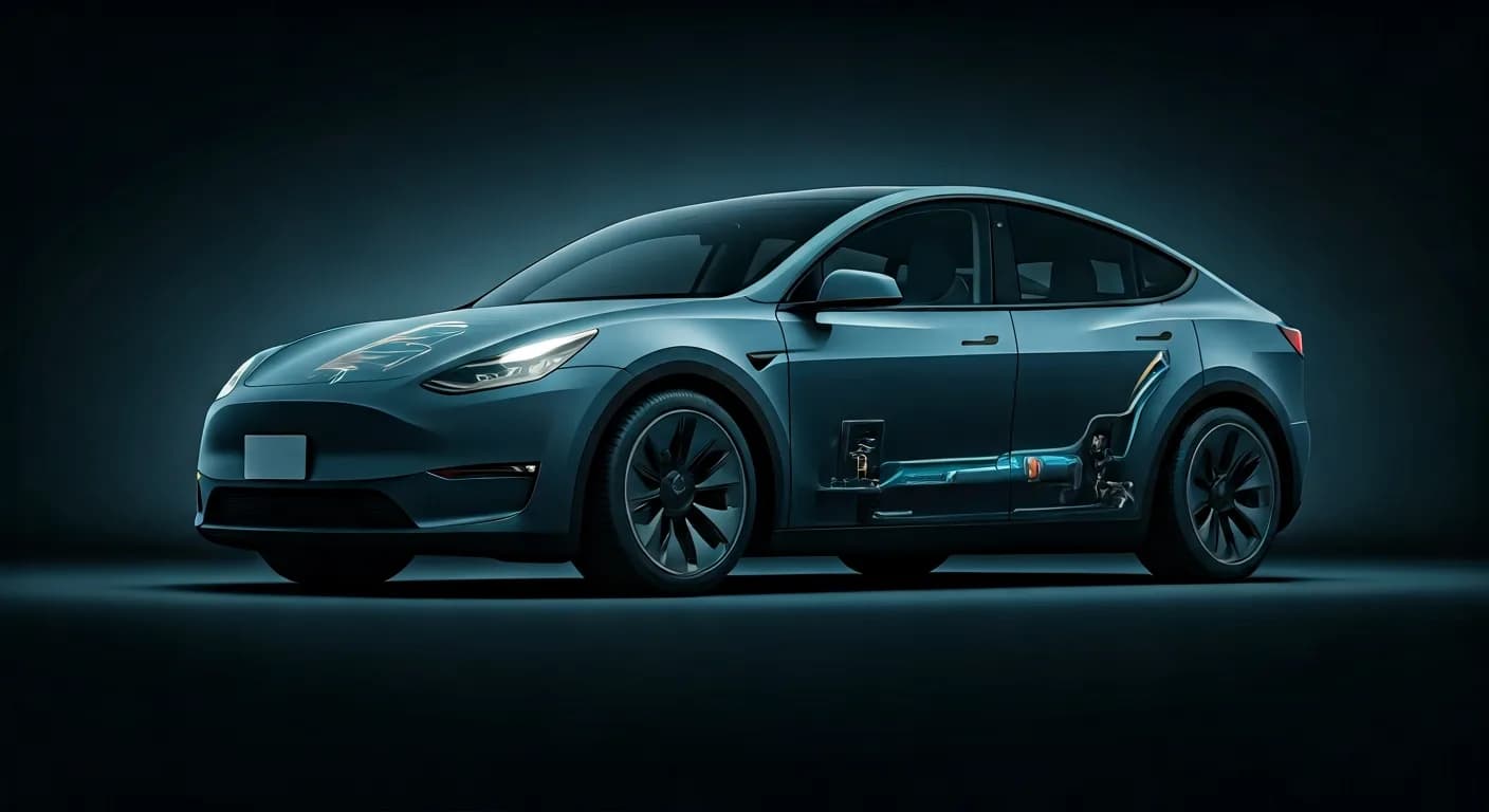 2023 TESLA Model Y — Tesla Model Y interior camera