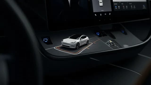 2021 TESLA Model Y — Tesla Model Y interior camera