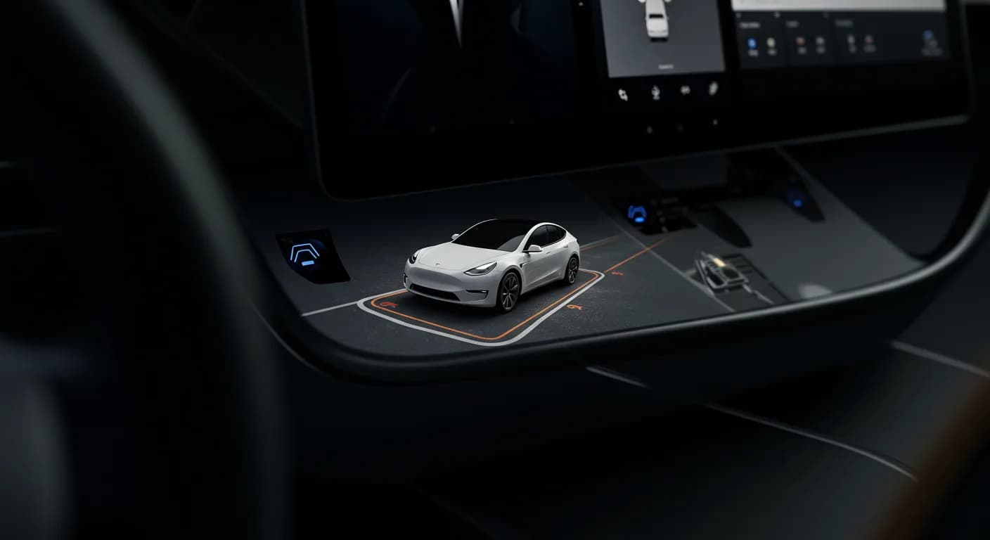 2021 TESLA Model Y — Tesla Model Y interior camera
