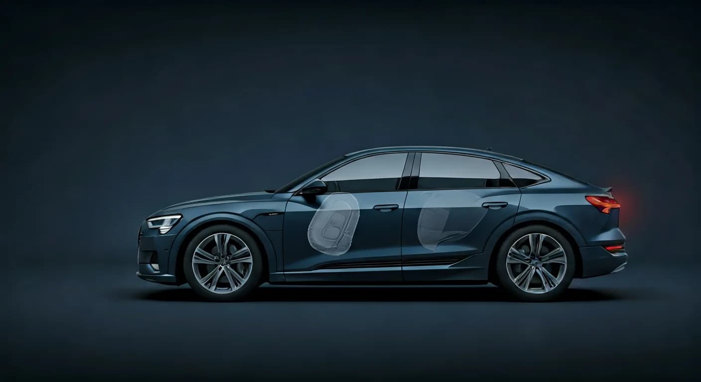 2021 Audi e-tron — Audi airbag warning light