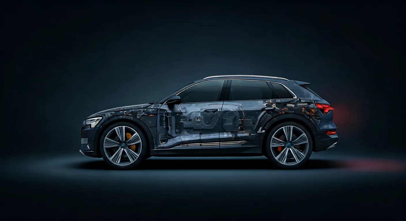 2023 Audi e-tron — Audi SAFE CP warning