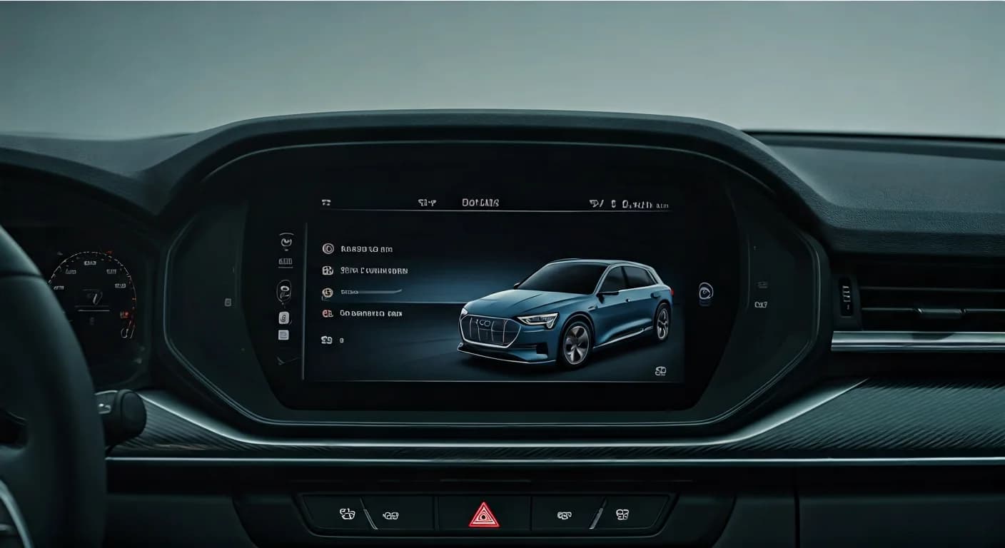 2023 Audi e-tron — Audi e-tron instrument cluster noise