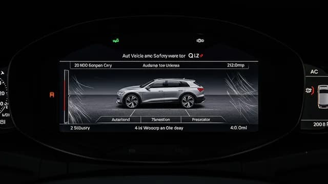 2023 Audi e-tron — Audi instrument cluster scratches