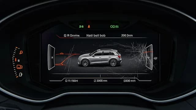2023 Audi e-tron — Audi instrument cluster scratches