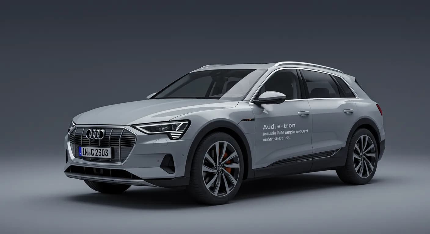 2023 Audi e-tron — Audi e-tron fluid sample request