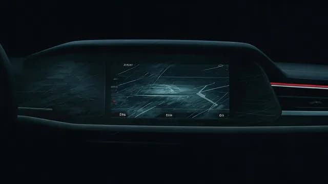 2023 Audi e-tron — Audi e-tron instrument cluster scratches